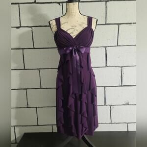 BUNDLE SALE!  Purple Sleeveless Party  Dress Sz 6